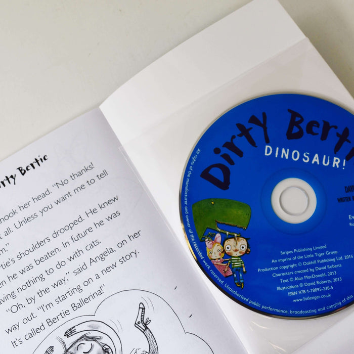 Dirty Bertie Collection 10 Book And CD Set By David Roberts & Alan McDonald - Ages 9-14 - Paperback 9-14 Little Tiger ltd