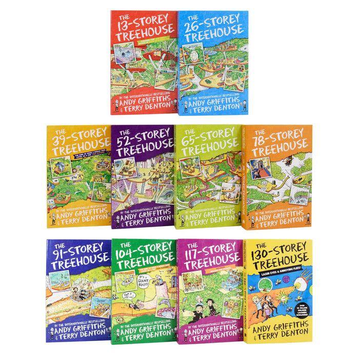 The Treehouse Storey 10 Books Collection By Andy Griffiths - Ages 7-9 - Paperback 7-9 Pan Macmillan