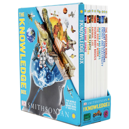 The Knowledge World 10 Books Box Set (Plus 5 Stunning POSTERS) By Smithsonian - Ages 5-7 - Hardback 5-7 DK
