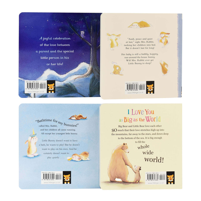 Four Tender Stories to Share My First 4 Board Books Library - Ages 0-5 - Board Books 0-5 Little Tiger Press