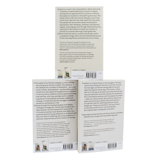 Rachel Cusk 3 Books Collection Set (Outline, Transit, Kudos) by Rachel Cusk - Paperback Young Adult Faber & Faber