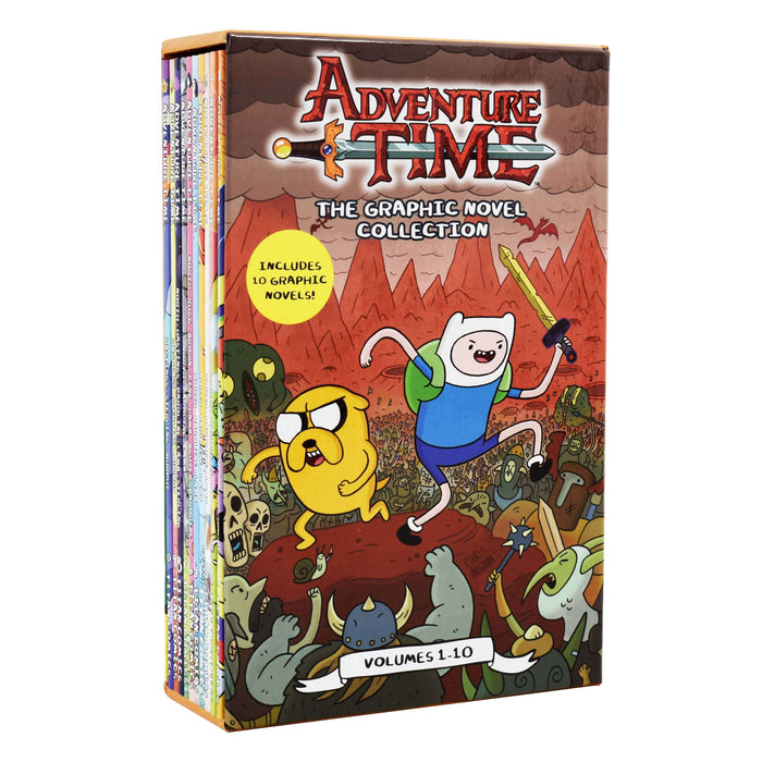 Adventure Time Series Volume 1-10 Graphic Novel Books Collection Box Set by Ryan North - Ages 7-9 - Paperback 7-9 Titan Comics