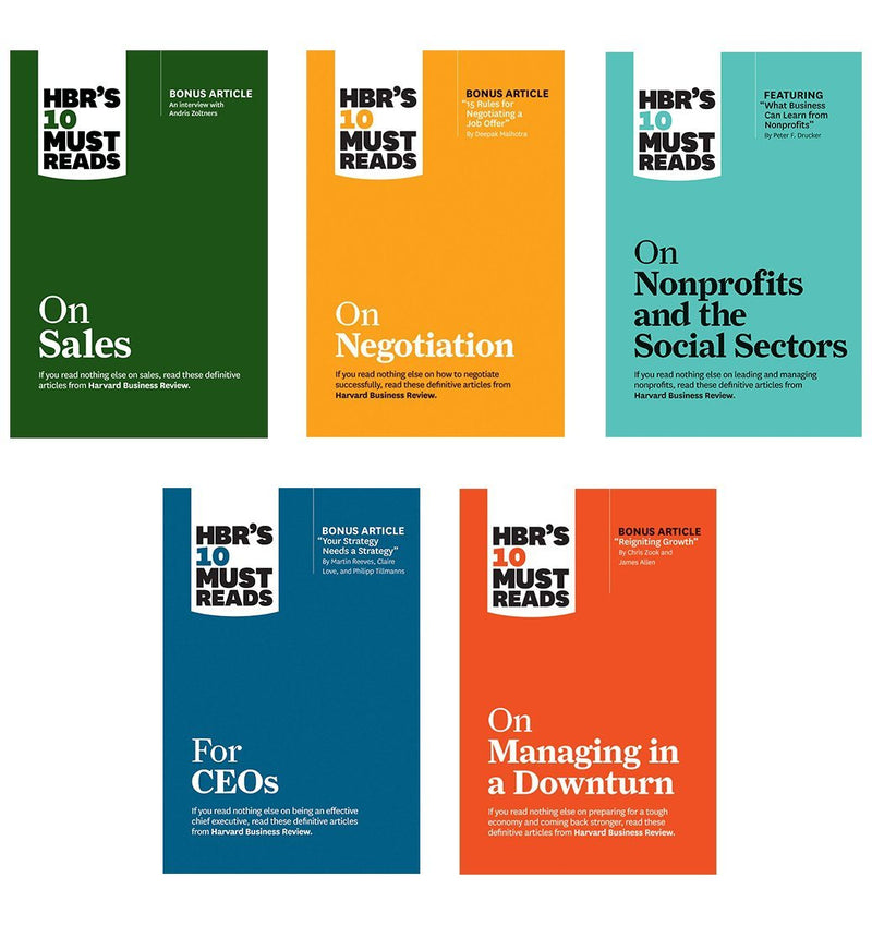 HBR's 10 Must Reads for Sales and Marketing Collection 5 Books - Fiction - Paperback Fiction Harvard Business Review Press