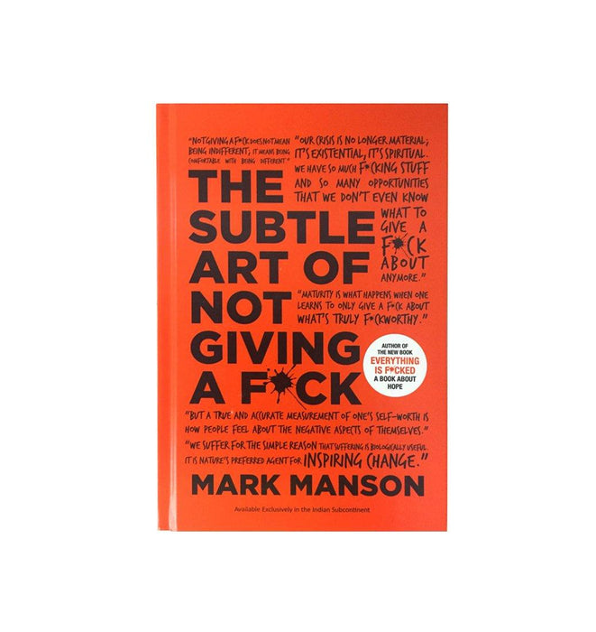 The Subtle Art of Not Giving a F*ck Book By Mark Manson - Non Fiction - Hardback Non Fiction Harper