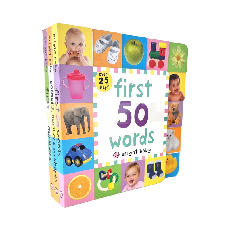 Lift the Flap Tab Books Collection 3 Books Set Preschool Skills, Early Learning By Roger Priddy - Ages 0-5 - Boardbook 0-5 Priddy Books