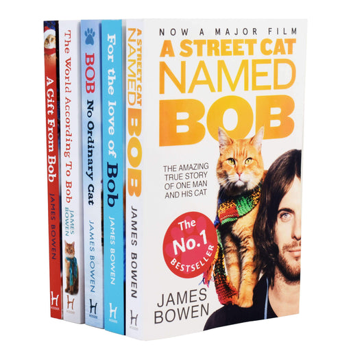 James Bowen Bob 5 Books Set - Ages 7-9 - Paperback 7-9 Hooder