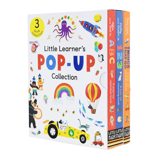 Little Learners Pop Up Collection 3 Books Box Set - Ages 0-5 - Board Books - Little Tigers 0-5 Little T