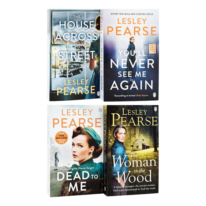 Lesley Pearse 4 Books Set (Dead to Me, Woman in the Wood, Across the Street, You'll Never See Me) - Young Adult - Paperback Young Adult Penguin
