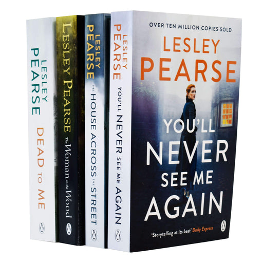 Lesley Pearse 4 Books Set (Dead to Me, Woman in the Wood, Across the Street, You'll Never See Me) - Young Adult - Paperback Young Adult Penguin