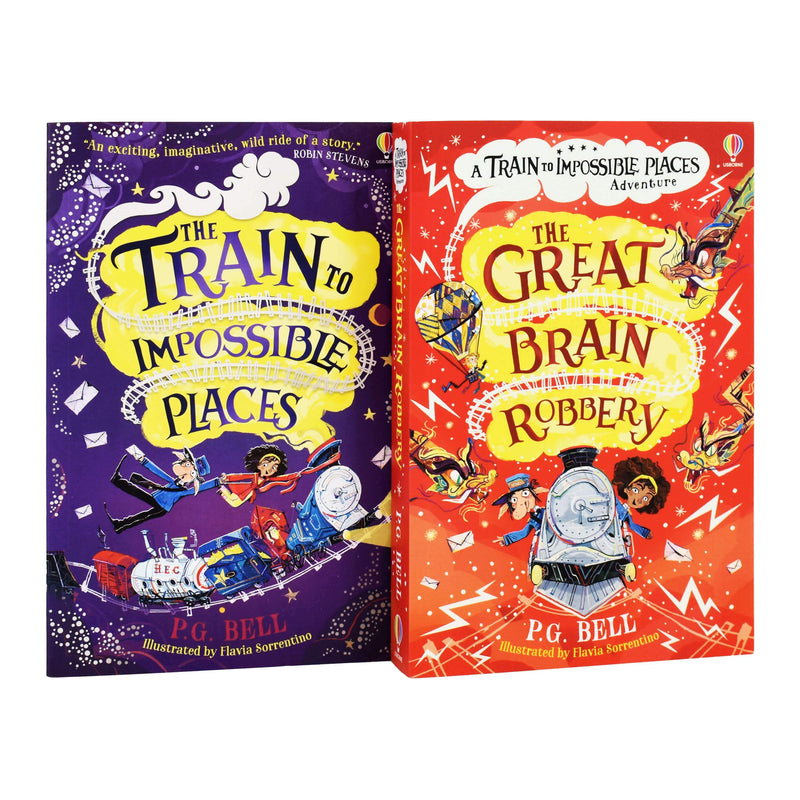 Pg Bell Train To Impossible Places 2 Books Collection Set By P.G. Bell - Ages ...