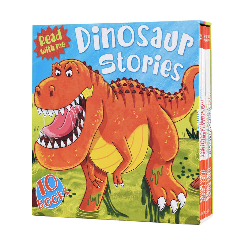 Dinosaur Adventure Stories 10 Books Collection Box Set by Miles Kelly (Allosaurus, Ankylosaurus, Diplodocus & MORE) - Ages 0-5 - Paperback 0-5 Miles Kelly Publishing