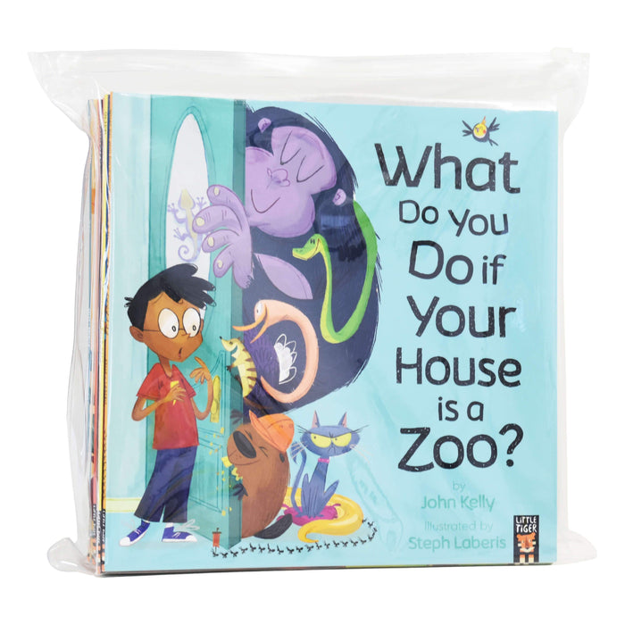 Zoo Picture 10 Books Ziplock Bag – Ages 0-5 – Paperback – Little Tiger 0-5 Little Tiger