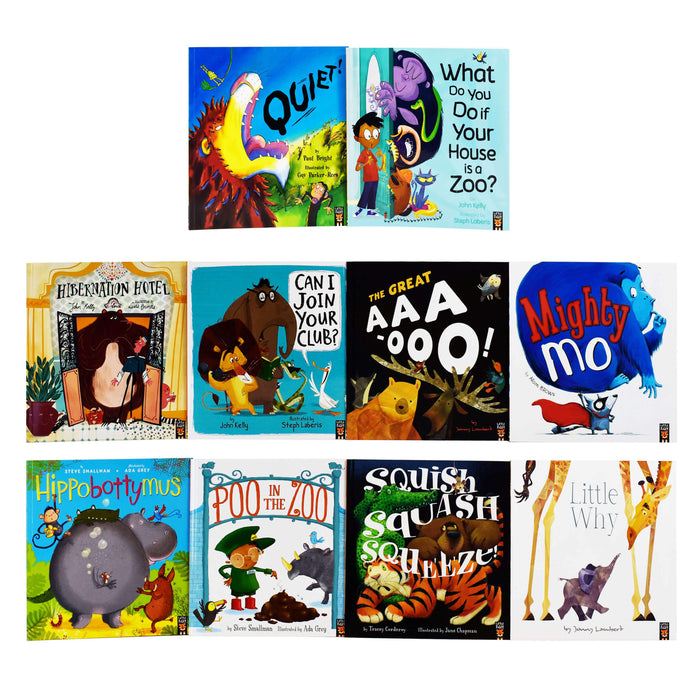 Zoo Picture 10 Books Ziplock Bag – Ages 0-5 – Paperback – Little Tiger 0-5 Little Tiger