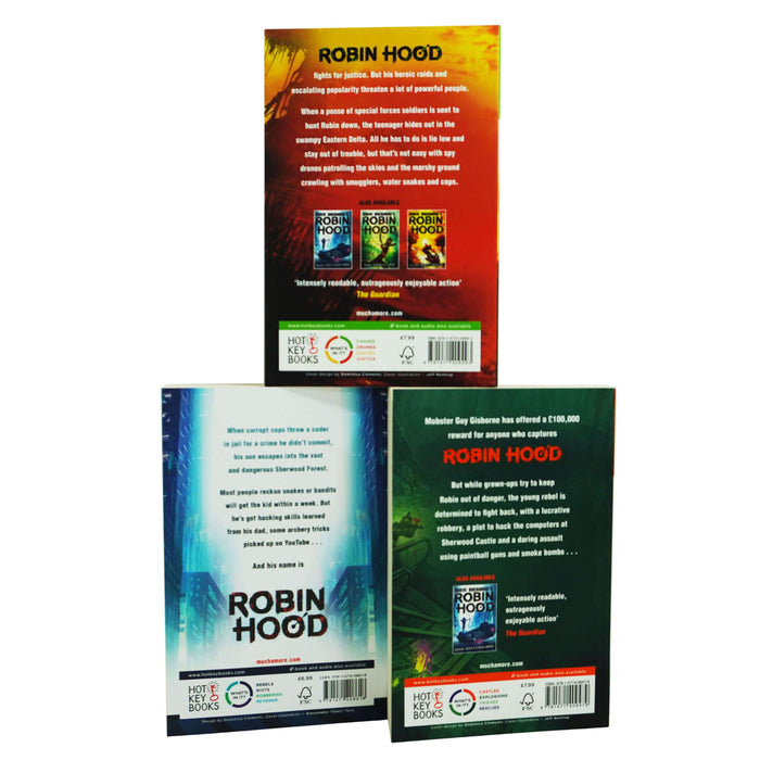 Robin Hood Series 3 Books Collection Set By Robert Muchamore - Ages 9-14 - Paperback 9-14 Hot Key Books