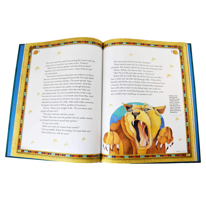 Treasury Of Egyptian Mythology: Classic Stories of Gods, Goddesses, Monsters & Mortals By Donna Jo Napoli - Ages 7-9 - Paperback 7-9 National Geographic