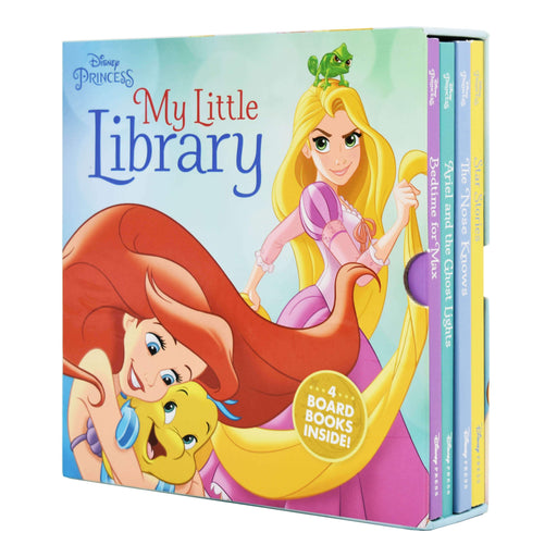 Disney Princess My Little Library 4 Board Book Collection Set - Ages 0-5 - Board Books 0-5 Disney