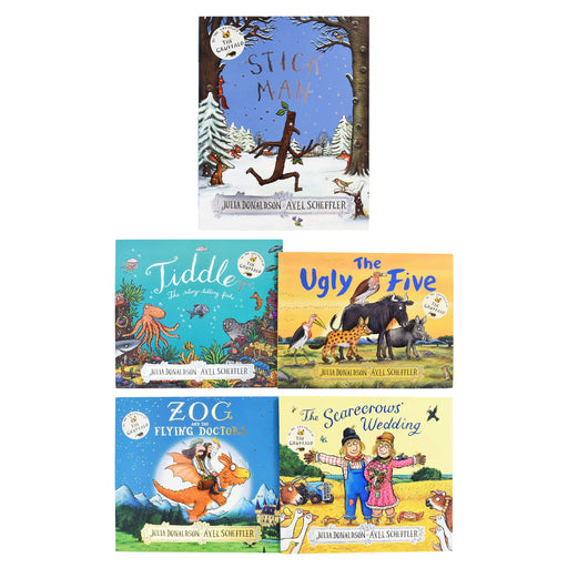 Julia Donaldson The Ugly 5 Books Collection Set (Ugly, Stick, Tiddler, Scarecrow, Doctors) - Ages 5-7 - Paperback 5-7 Alison Green Books