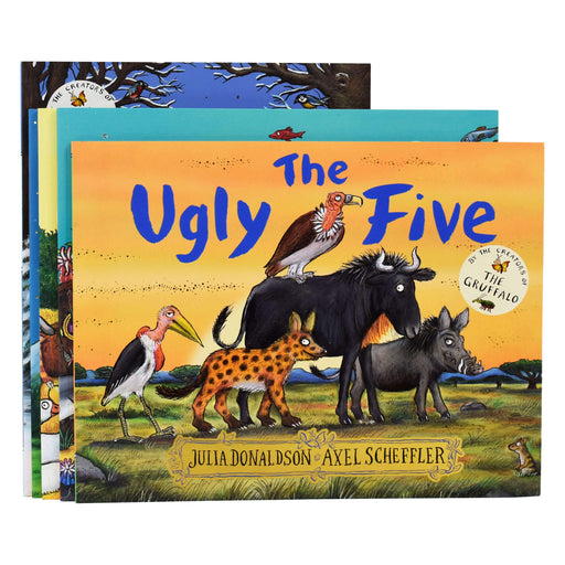 Julia Donaldson The Ugly 5 Books Collection Set (Ugly, Stick, Tiddler, Scarecrow, Doctors) - Ages 5-7 - Paperback 5-7 Alison Green Books
