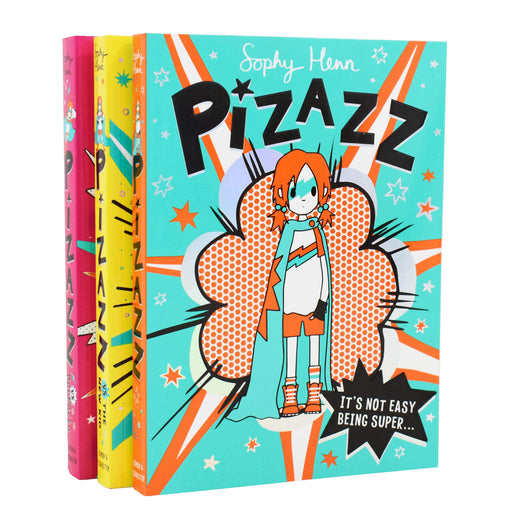 Pizazz 3 Books Set (Perfecto, The New Kid, It's Not Easy Being Super) by Sophy Henn - Ages 7-9 - Paperback 7-9 Simon & Schuster