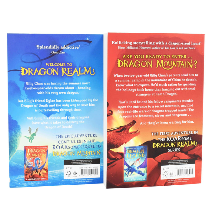Dragon Realm 2 Books Collection Set By Katie Tsang & Kevin Tsang - Ages 9-14 - Paperback 9-14 Simon & Schuster