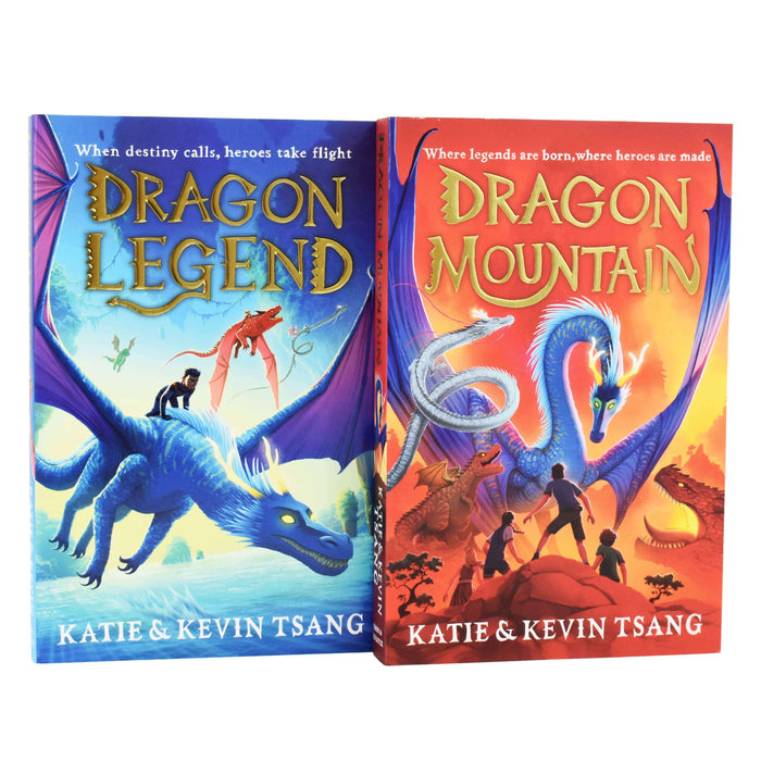 Dragon Realm 2 Books Collection Set By Katie Tsang & Kevin Tsang - Ages 9-14 - Paperback 9-14 Simon & Schuster