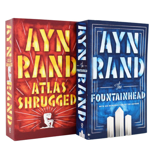 Ayn Rand 2 Books (The Fountainhead (Centennial Edition) & Atlas Shrugged) - Adult - Paperback Adult Signet