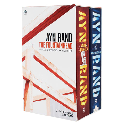 Ayn Rand 2 Books (The Fountainhead (Centennial Edition) & Atlas Shrugged) - Adult - Paperback Adult Signet