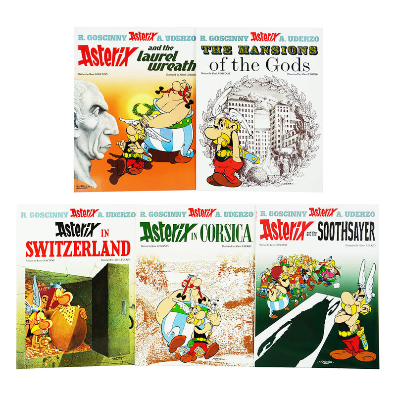 The Complete Asterix Series 4 (16-20) 5 Books Set By Rene Goscinny and Albert Uderzo - Ages 7-9 - Paperback 7-9 Hachette Children's Group
