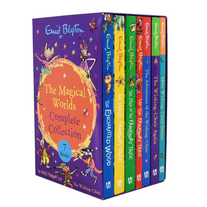 The Magical Worlds Complete Collection 7 Books By Enid Blyton - Ages 7-9 - Paperback 7-9 Hodder
