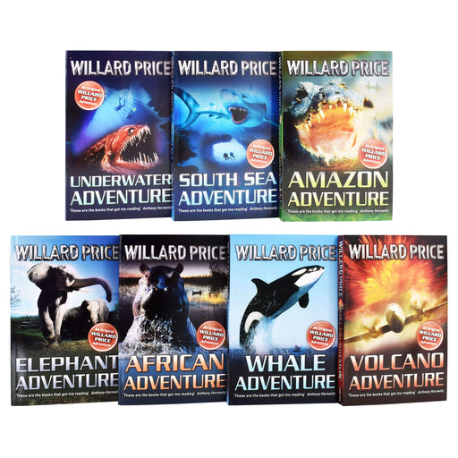 Willard Price Adventure 7 Books Set - Ages 9-14 - Paperback 9-14 Red Fox