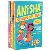 Anisha Accidental Detective 3 Books Collection Set By Serena Patel & Emma Mc Cann - Ages 9-14 - Paperback 9-14 Usborne Publishing Ltd