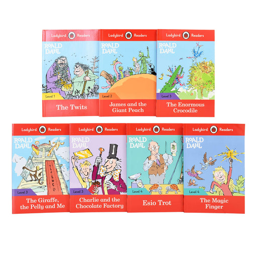 Roald Dahl Ladybird Readers 7 Books Collection Set - Ages 0-5 - Paperback 0-5 Ladybird