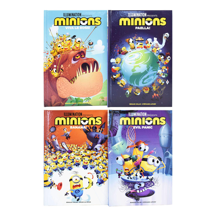 Despicable Me Minions Banana Series Volumes 1 - 4 Graphic Novel Books Collection Box Set - Ages 0-5 - Hardback 0-5 Titan Comics