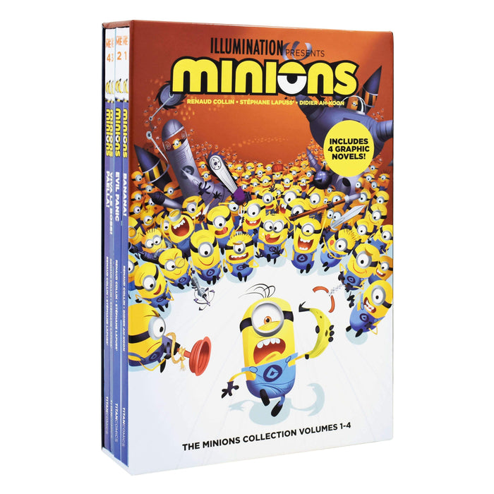 Despicable Me Minions Banana Series Volumes 1 - 4 Graphic Novel Books Collection Box Set - Ages 0-5 - Hardback 0-5 Titan Comics