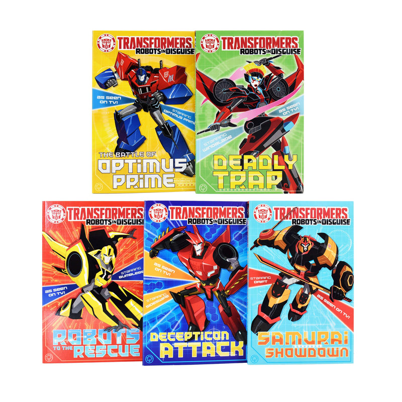 Transformers Robots In Disguise 5 Books Collection Set - Ages 5-7 - Hardback 5-7 Orchard Books