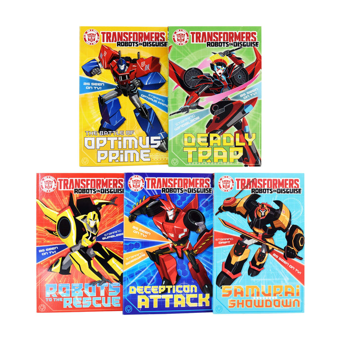 Transformers Robots In Disguise 5 Books Collection Set - Ages 5-7 - Hardback 5-7 Orchard Books