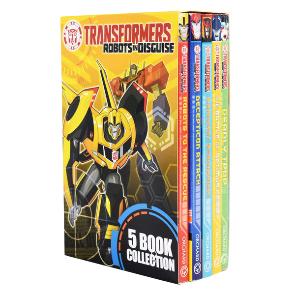 Transformers Robots In Disguise 5 Books Collection Set - Ages 5-7