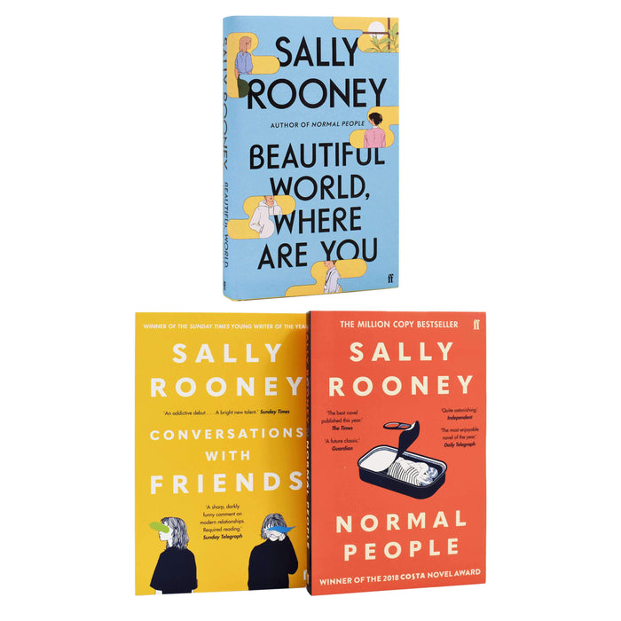 Sally Rooney Conversations with Friends, Normal People, Beautiful World 3 Books Collection - Young Adult - Hardback/Paperback Young Adult Faber & Faber