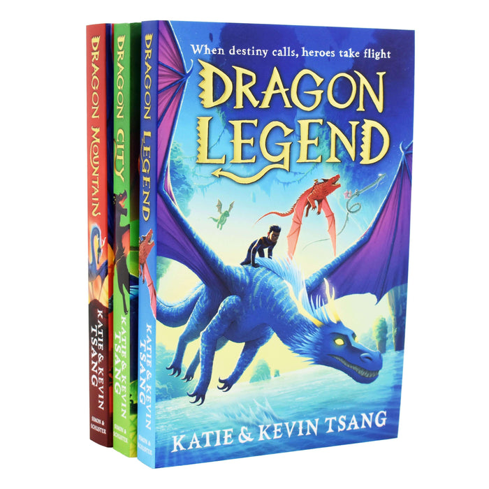 Dragon Realm Series 3 Books Collection Set By Katie Tsang & Kevin Tsang - Ages -9-14 - Paperback 9-14 Simon & Schuster