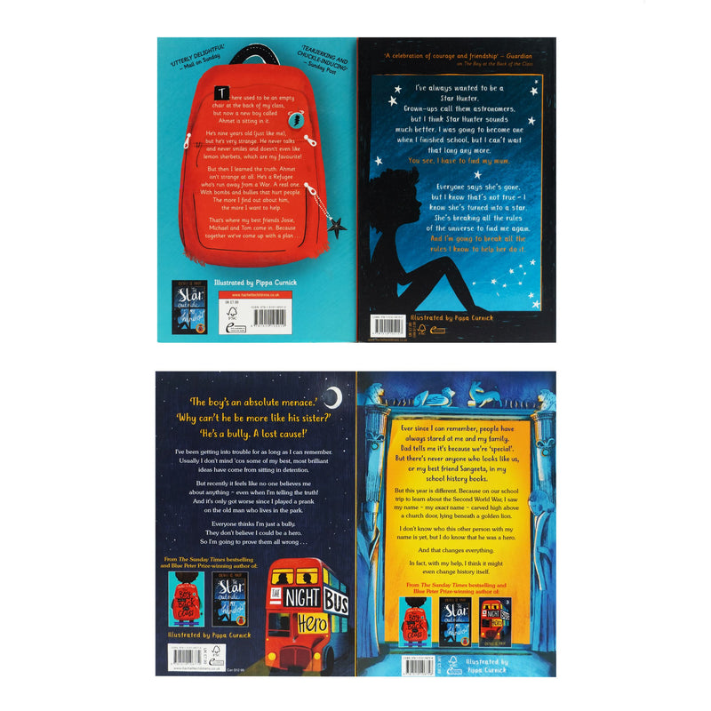 Onjali Q. Rauf Collection 4 Books Set (The Boy At the Back of the Class and Other Novels) - Ages 8-12 - Paperback 9-14 Orion Children's Books