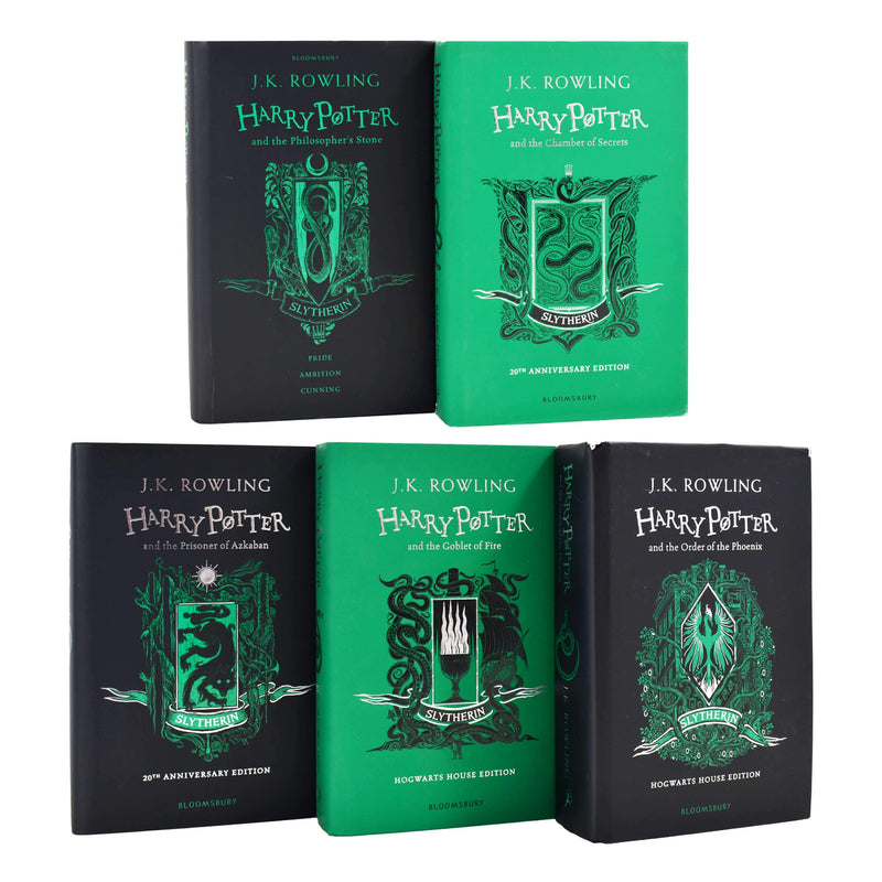 Harry Potter Slytherin Edition (Series 11-15) 5 Books Set Collection By J.K Rowling - Young Adult - Hardback Young Adult Bloomsbury