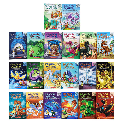 Dragon Masters Series 20 Books Collection By Tracey West - Ages 6-8 - Paperback 7-9 Scholastic