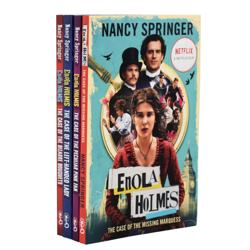 Enola Holmes 4 Books Collection Set By Nancy Springer - Young Adult - Paperback Young Adult Hot Key Books