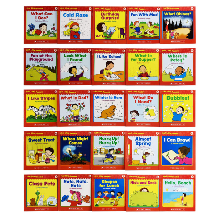 First Little Readers, Guided Reading Level a (Parent Pack) 25 Books By Deborah Schecter - Ages 0-5 - Paperback 0-5 Scholastic