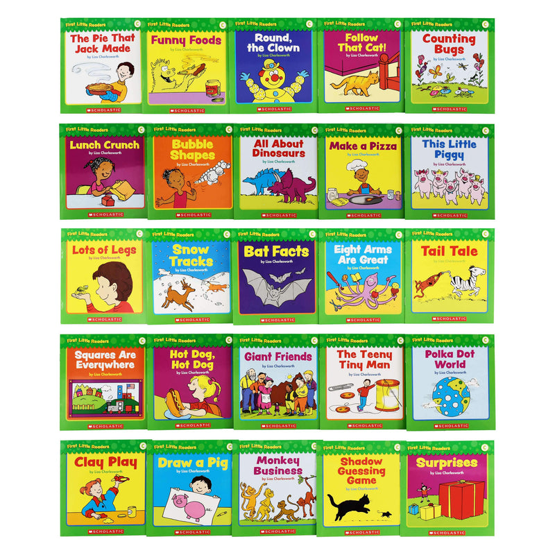 First Little Readers, Guided Reading Level C (Parent Pack) 25 Books By Liza Charlesworth - Ages 0-5 - Paperback 0-5 Scholastic