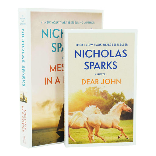 Nicholas Sparks Collection 2 Books Set (Dear John, Message In A Bottle) - Young Adult - Paperback Young Adult Grand Central Publishing