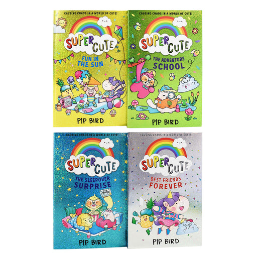 Super Cute 4 Books Collection by Pip Bird (Surprise, School, Sun, Forever) - Ages 5-7 - Paperback 5-7 Farshore