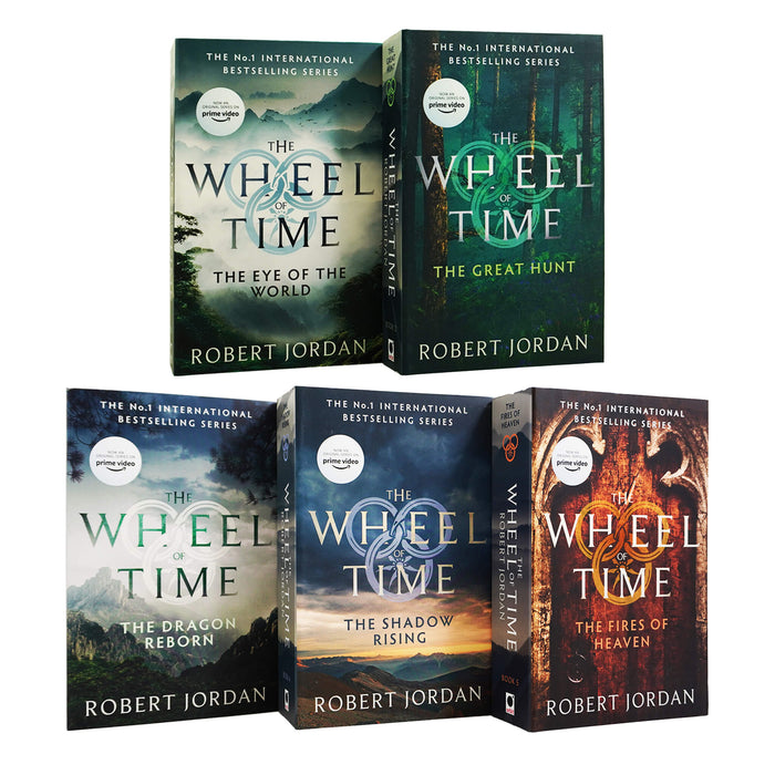 The Wheel of Time Collection 5 Books Set Series 1 (Book 1-5) By Robert Jordan - Young Adult - Paperback Young Adult Orbit