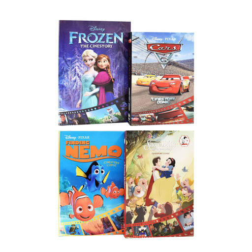 Disney Cinestory Comic Collection 4 Books Set - Ages 5-7 - Paperback 5-7 Joe Books