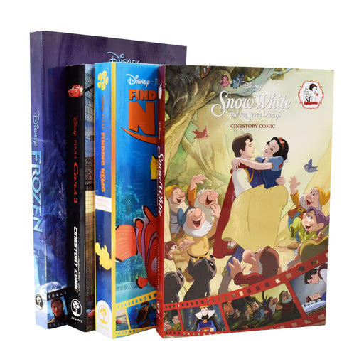 Disney Cinestory Comic Collection 4 Books Set - Ages 5-7 - Paperback 5-7 Joe Books